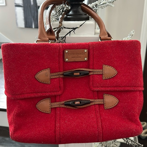 KATE SPADE FLANNEL TOGGLE BAG main image 5